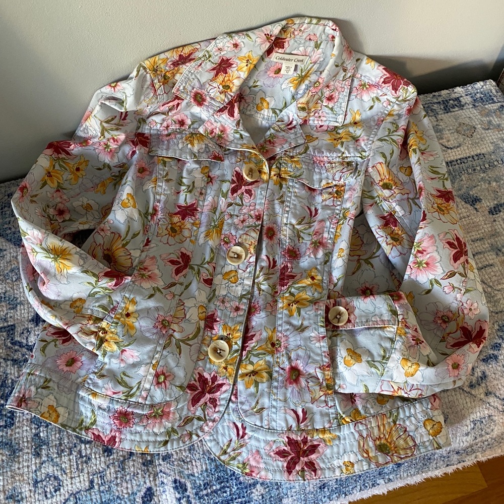 🌻Floral Women's Jacket - Picture 6 of 16